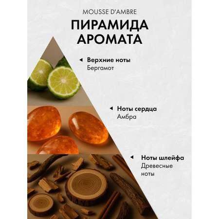 Диффузор с сухоцветами в Премиум тубусе Accents Mousse d’Ambre