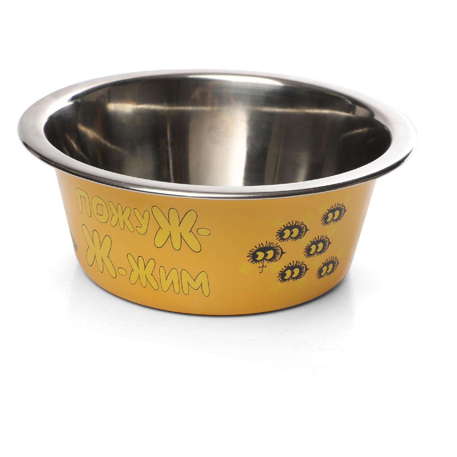 Миска для животных Triol Пожужжим металлическая двойная на подставке 2*0.35л - фото 4