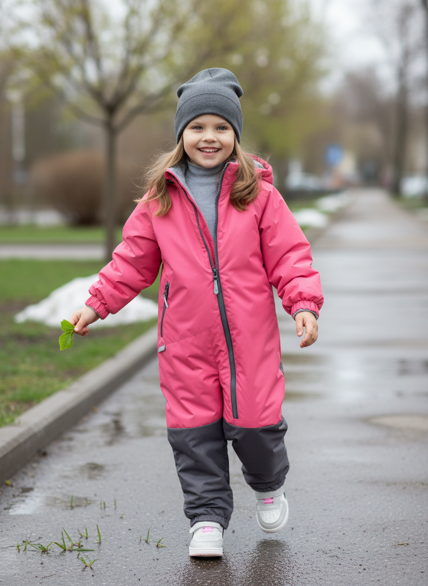 Комбинезон Arctic kids 30-042 розовый - фото 4