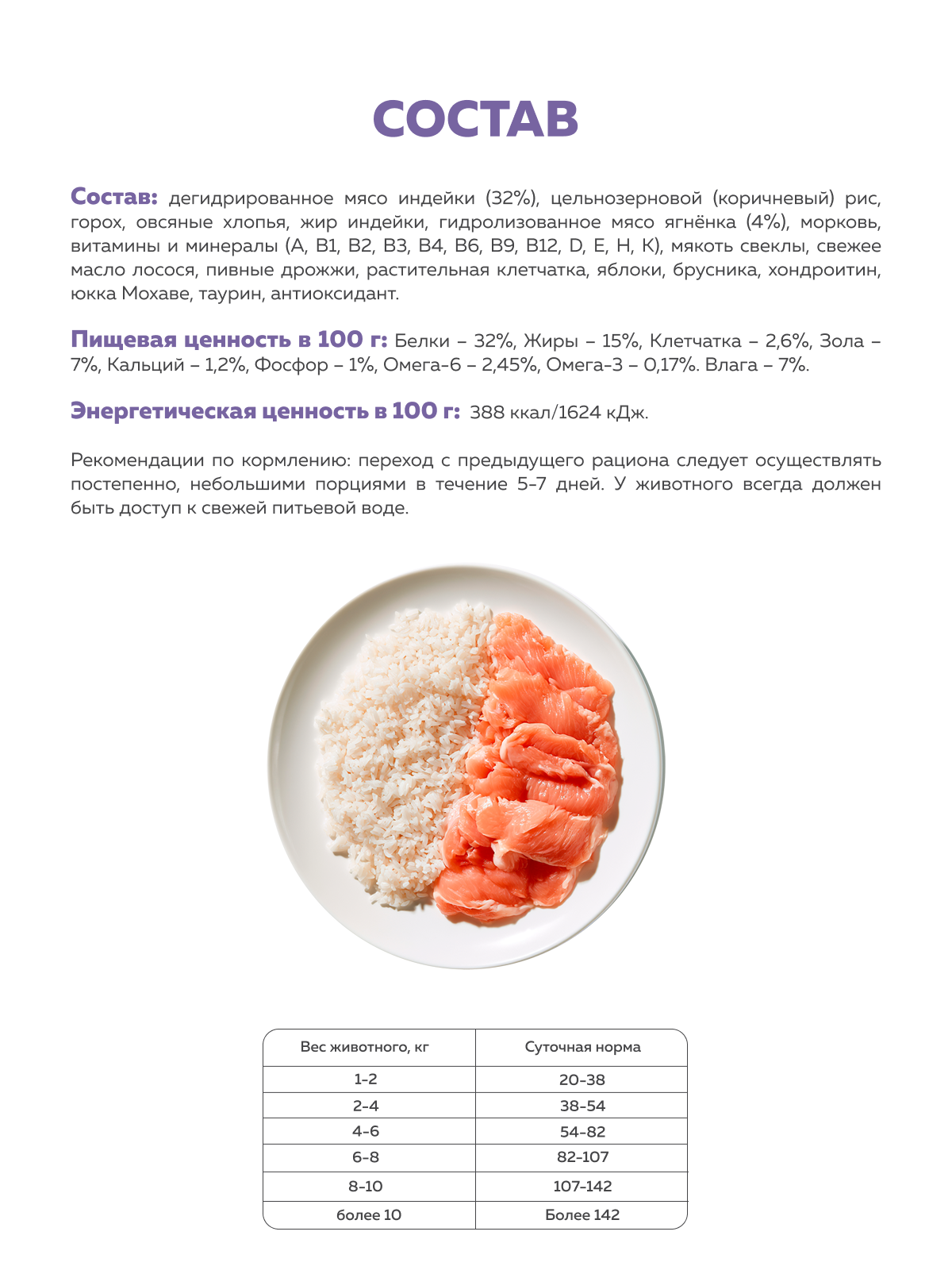 Сухой корм для взрослых кошек Зоогурман Holistic ягненок с рисом и брусникой 1.5кг - фото 4