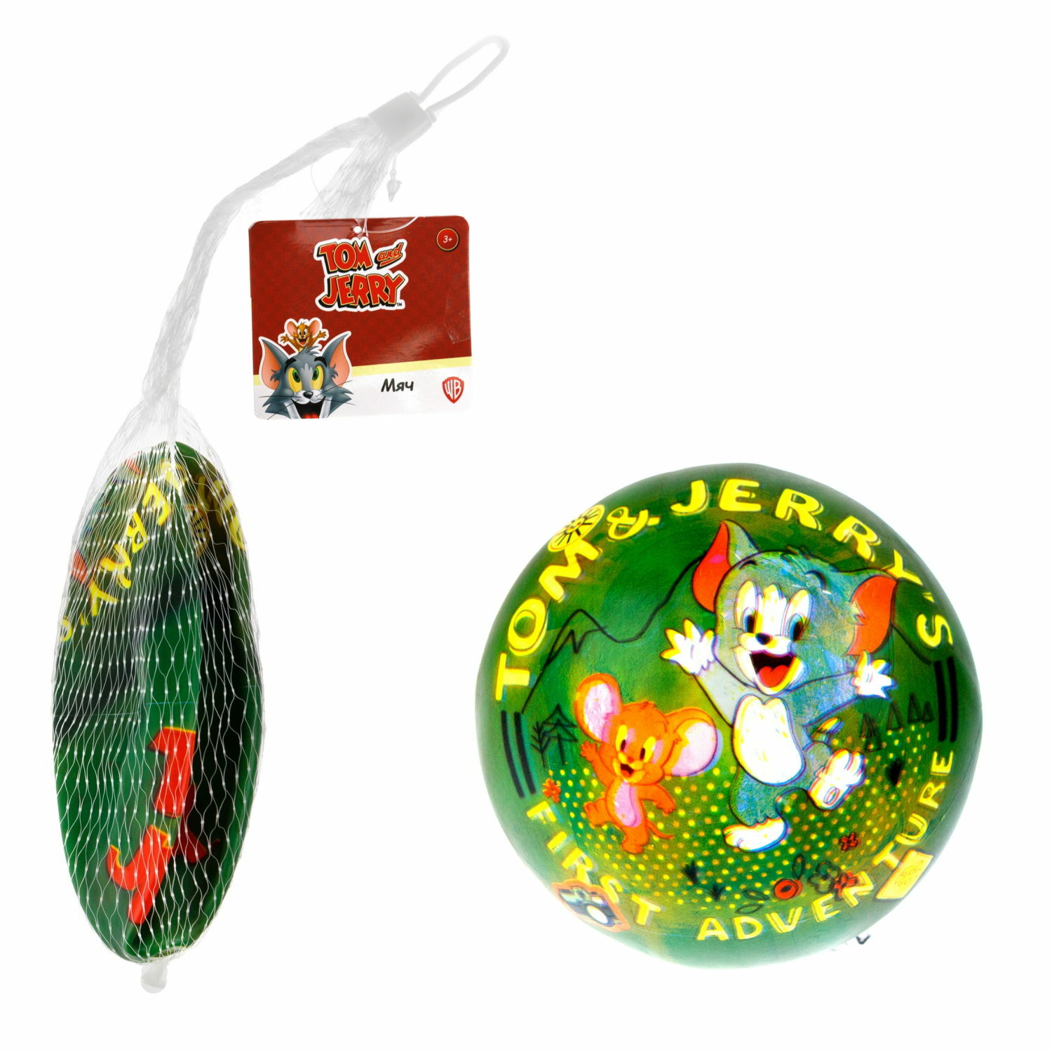 Детский мяч Tom and Jerry 15 см - фото 3