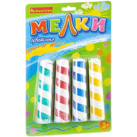 Мел сухой Bondibon 4 шт.