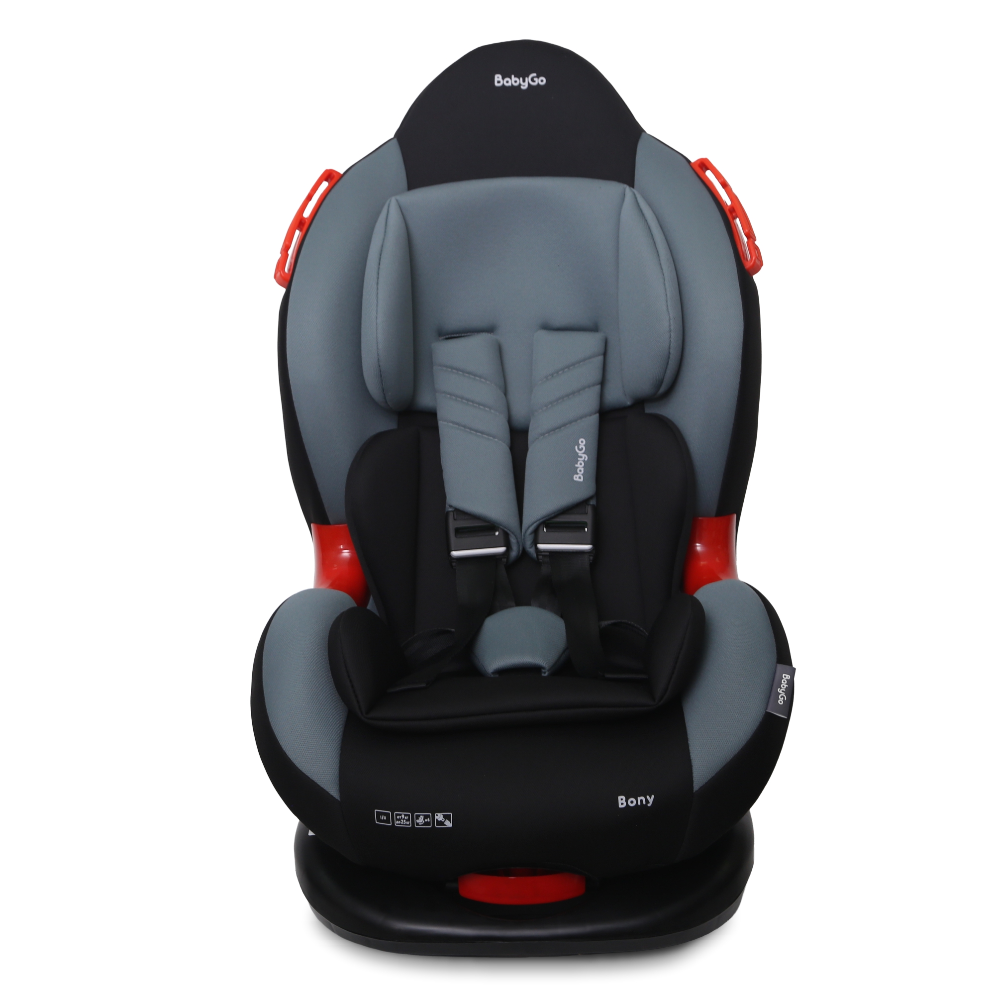 Автокресло BabyGo Bony New 1/2 (9-25 кг) зеленый - фото 1