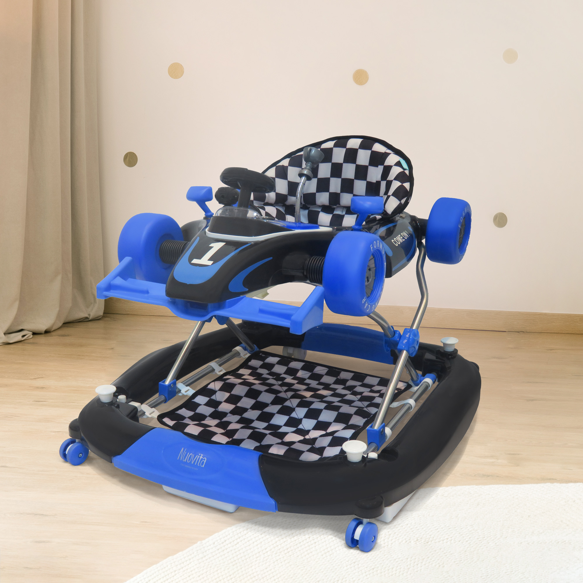 Ходунки Nuovita Auto синий - фото 8