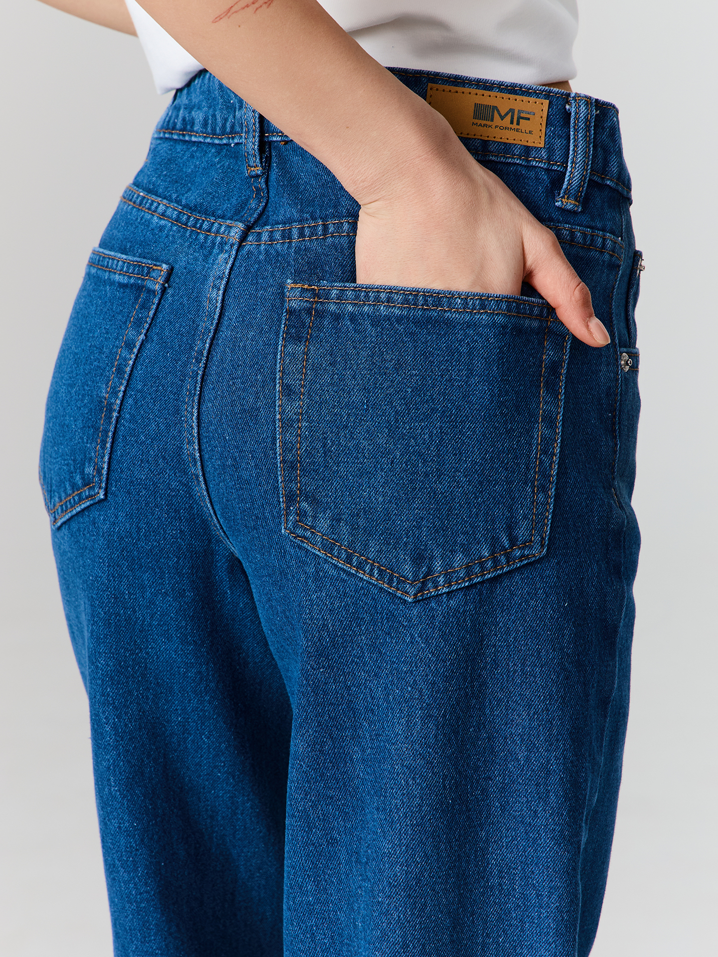 Джинсы Mark Formelle (Марк Формэль) 2026-1DTW501-2/синий - фото 9