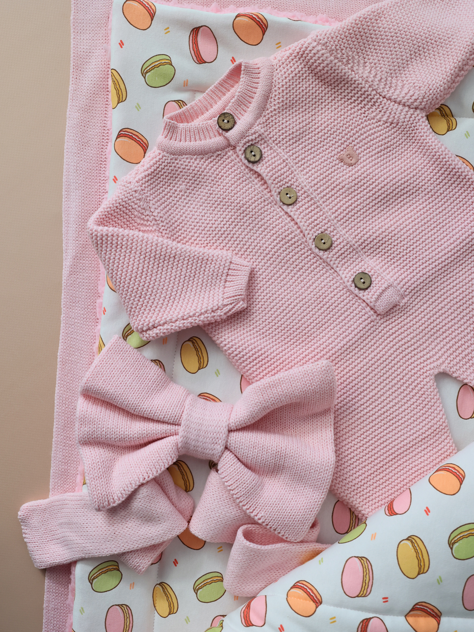 Комплект на выписку Bunnyphant 0363/розовый - фото 6