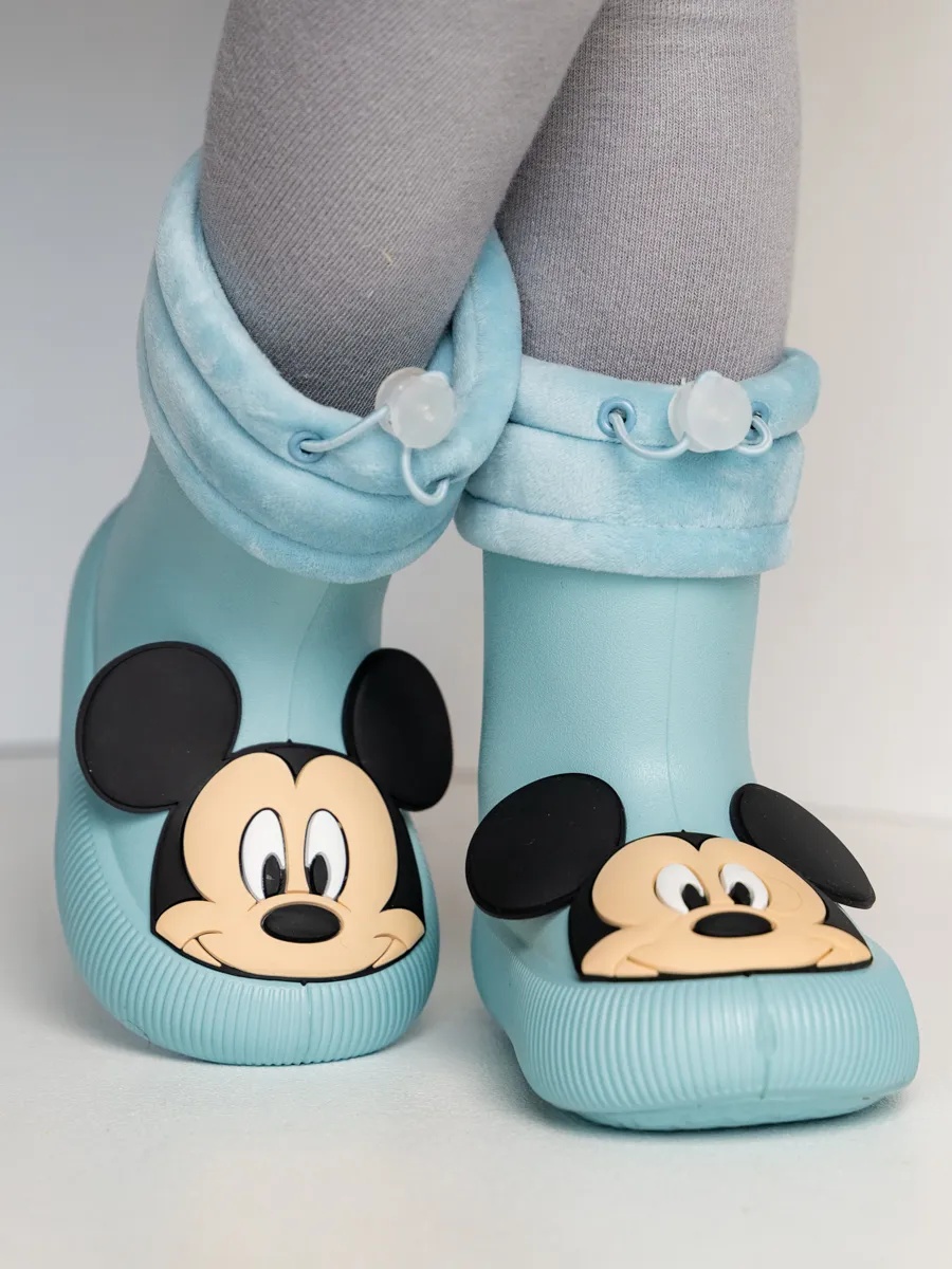 Резиновые сапоги ТопТошкин 014-микки-голуб - фото 1