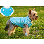 Куртка для собак Sima-Land двухсторонняя голубая