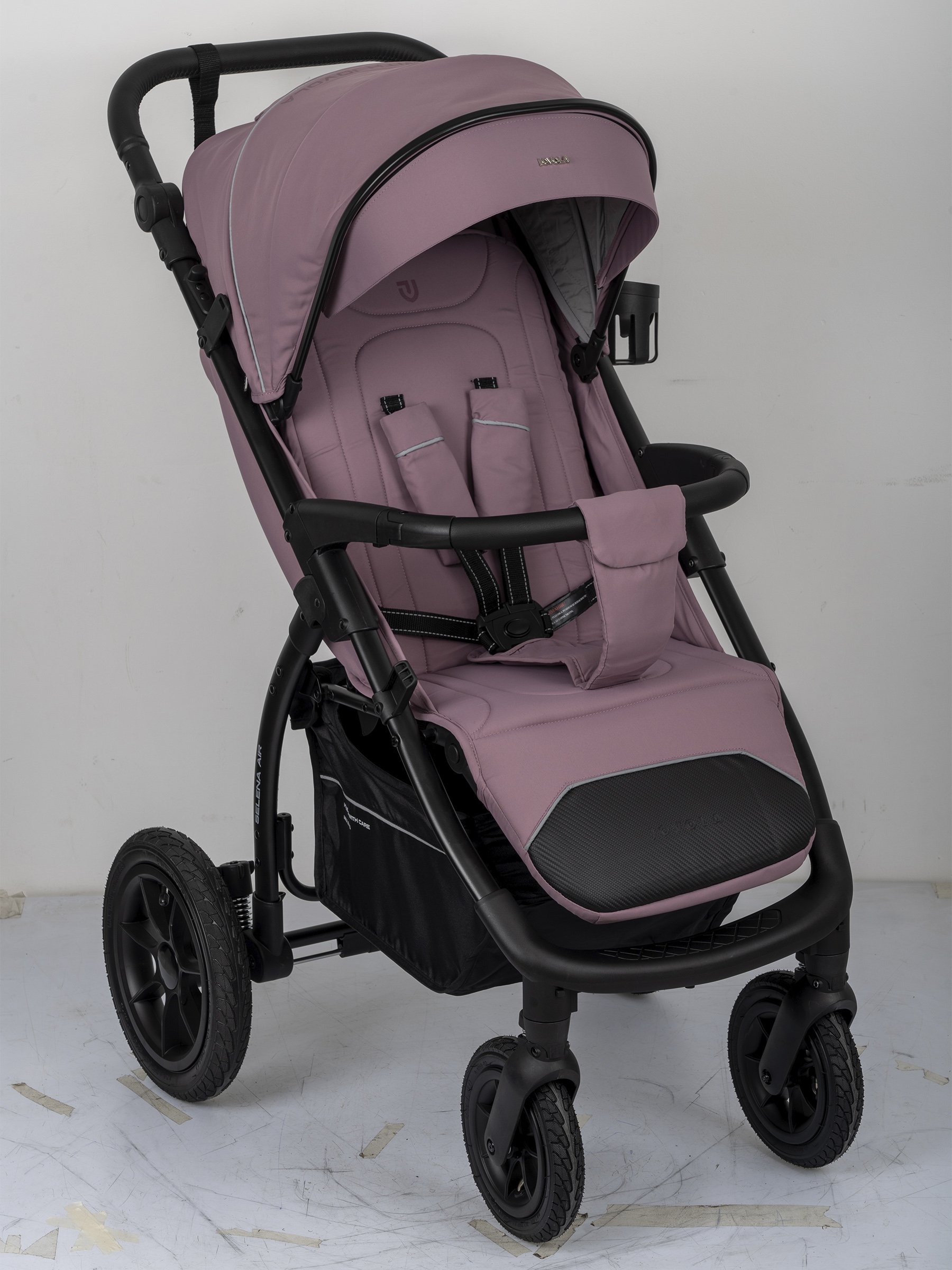 Коляска прогулочная JOVOLA Selena Air Plus розовый - фото 3