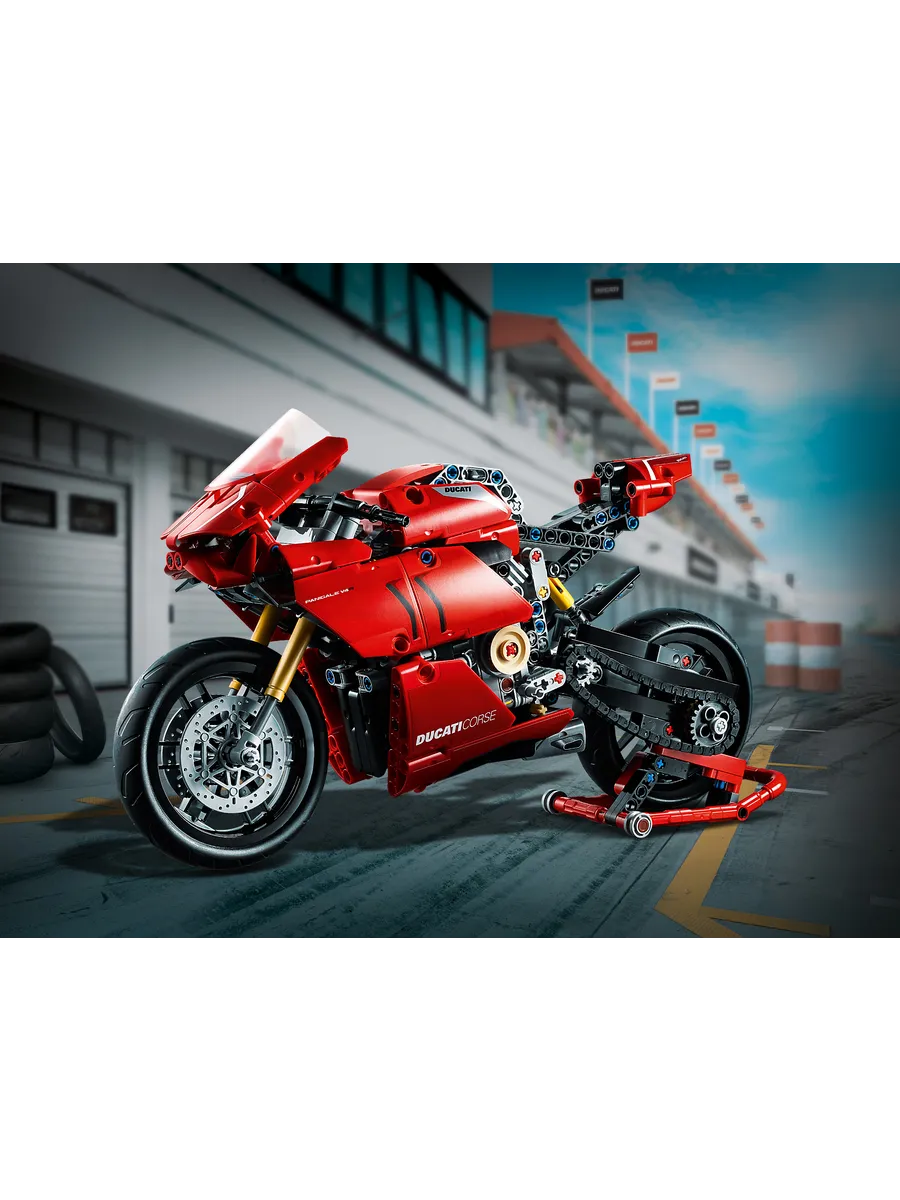 Конструктор LEGO Technic Ducati Panigale V4 R 646 дет. - фото 5