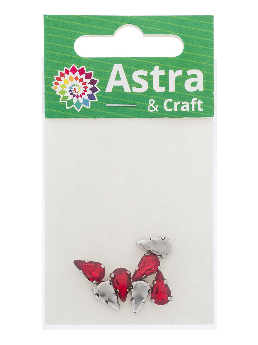 Набор для творчества Astra Craft аппликация Стразыдля рукоделия 6х10мм 7шт - фото 4