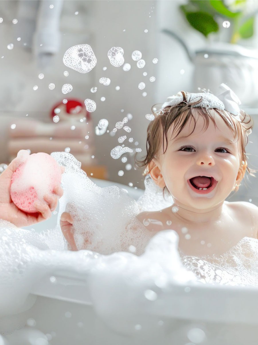 Губка OLANT BABY Розовая - фото 6