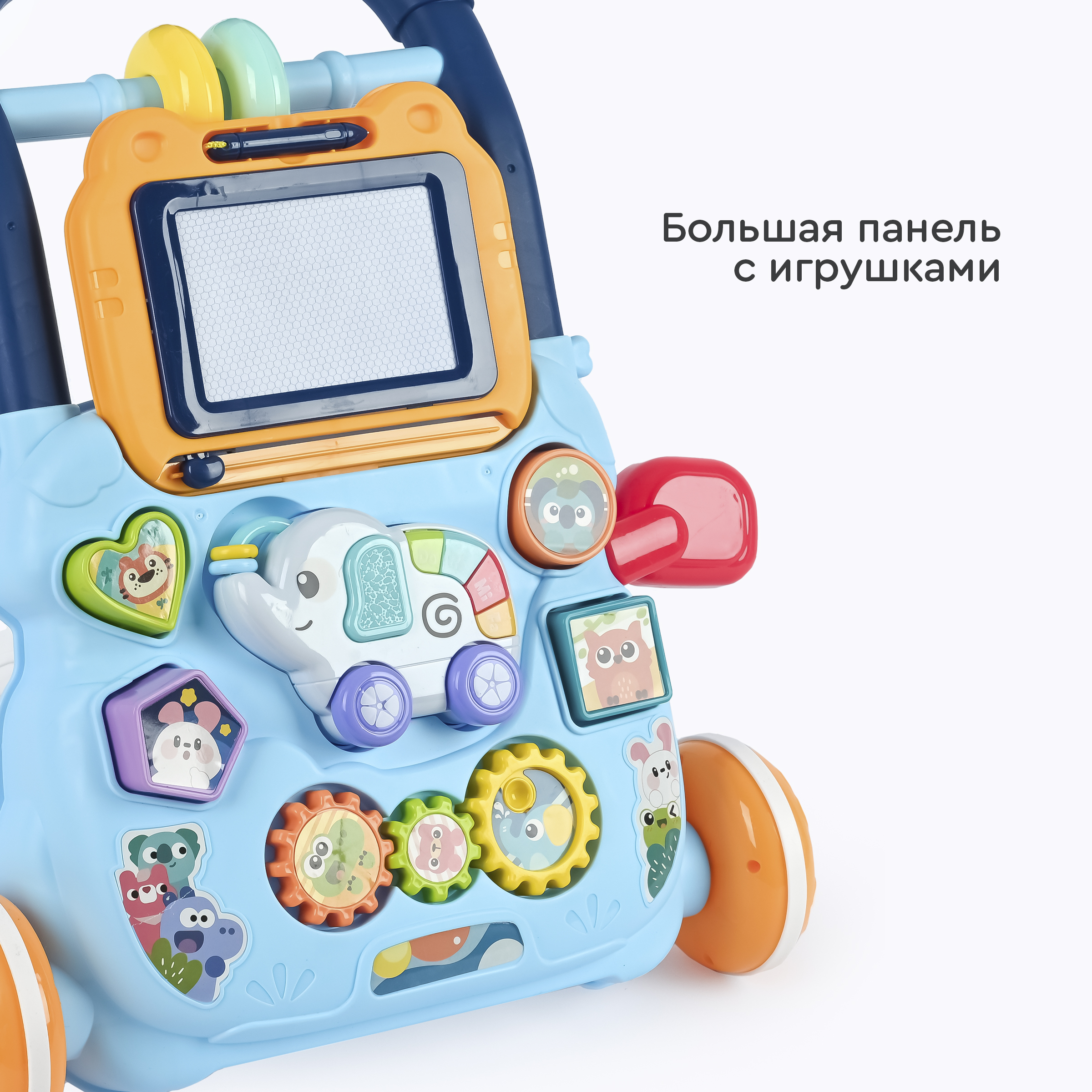 Ходунки Tomix Elephant голубой - фото 6