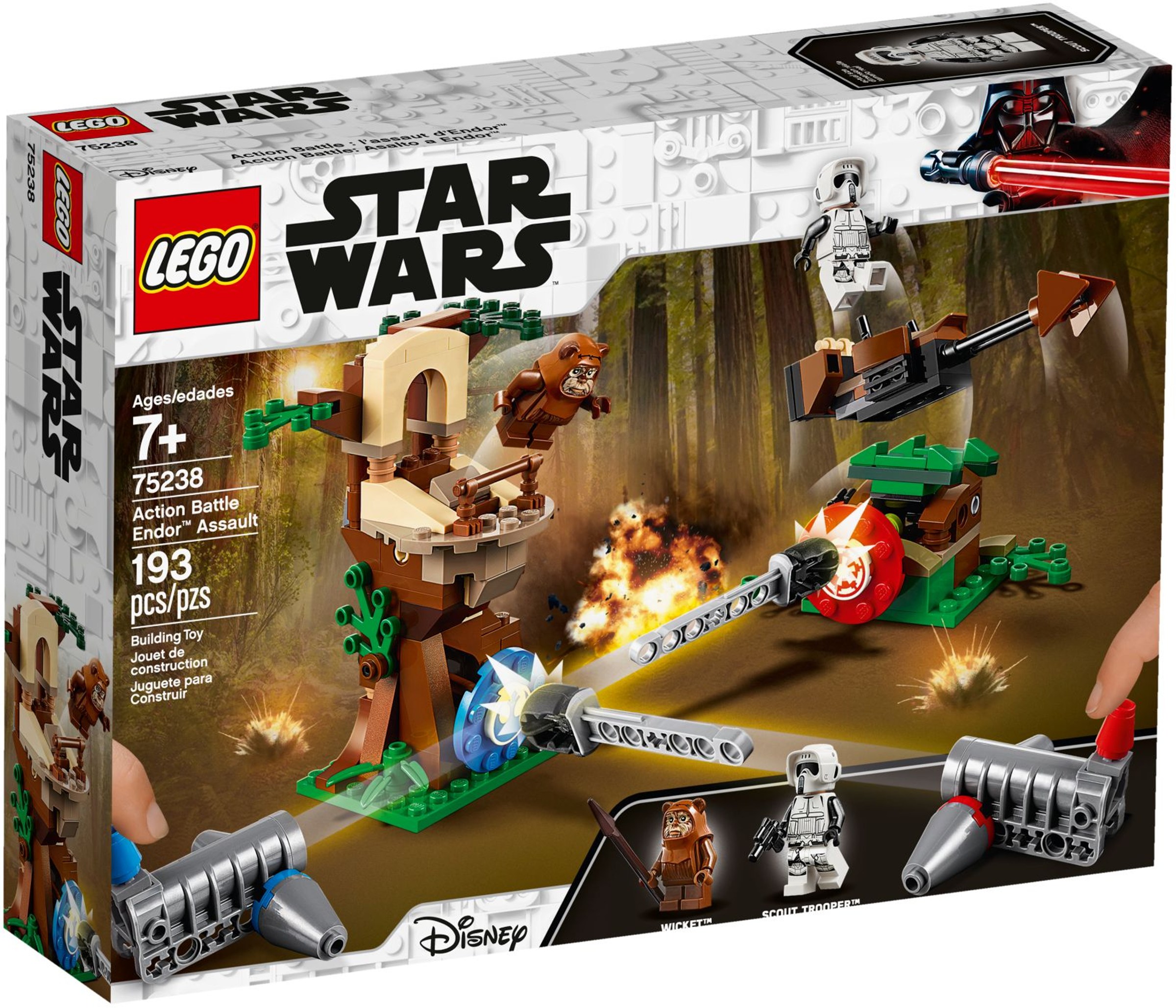 Конструктор LEGO Star Wars Нападение на Эндор 75238 193 дет. - фото 1