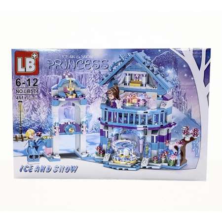 Конструктор LB+ Ледяной замок Эльзы 411 дет.