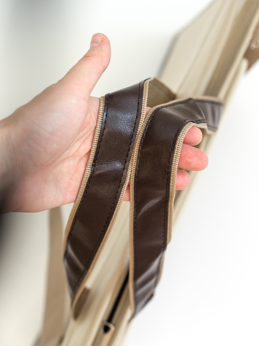 Сумка Малевичъ для формата А3 размер 47х35 см с карманом бежевая - фото 9