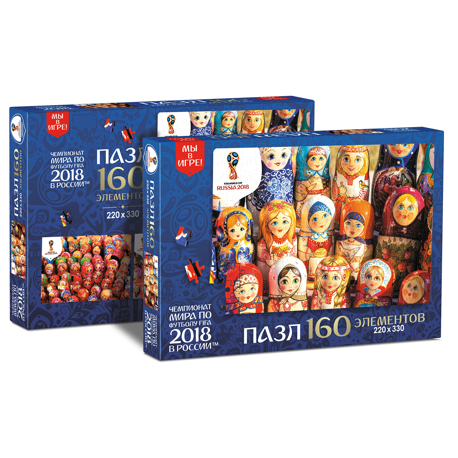 Пазл 2018 FIFA World Cup Russia TM Матрешки 160 эл.в ассортименте классический в ассортименте - фото 9
