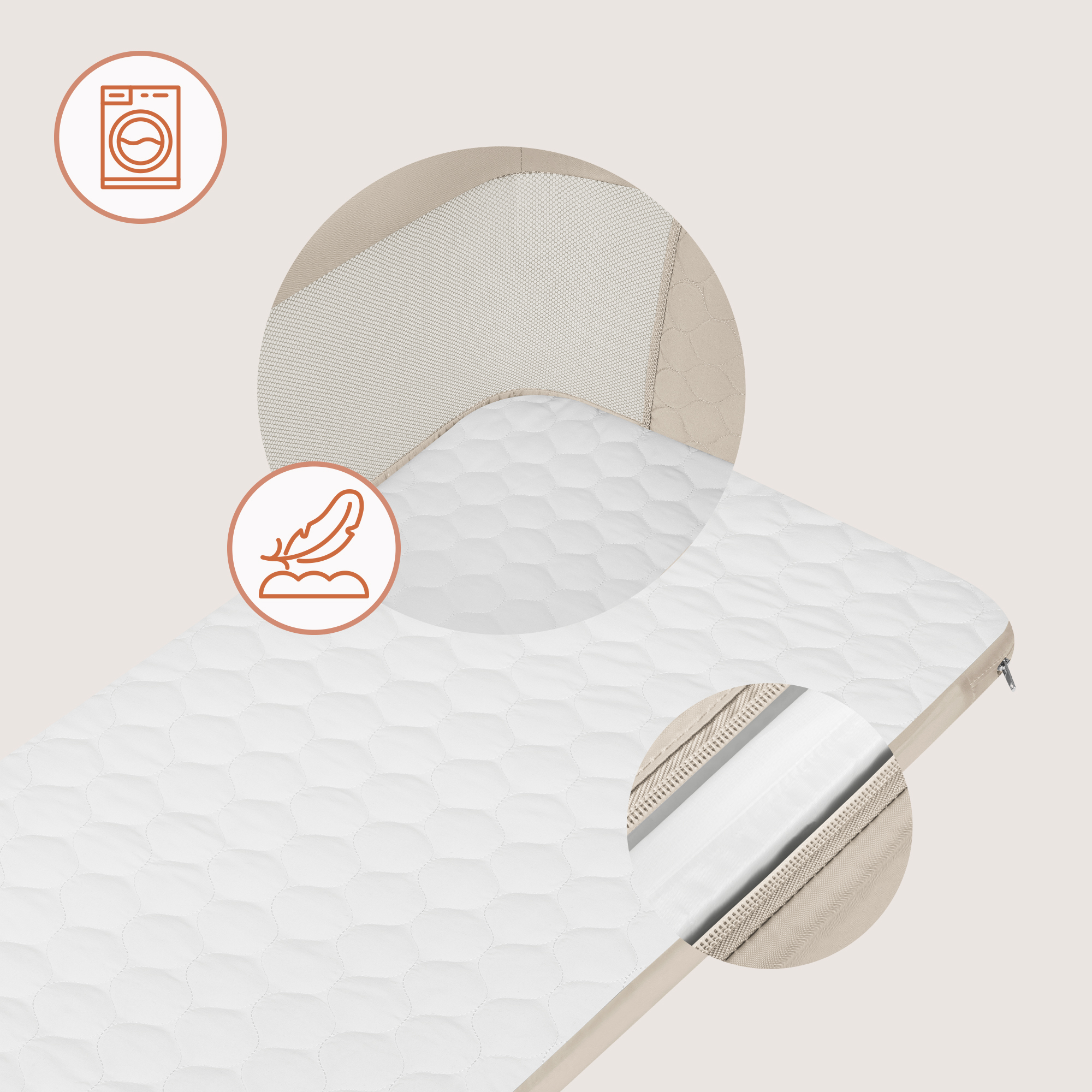 Колыбель Lionelo Jodie бежевый - фото 5