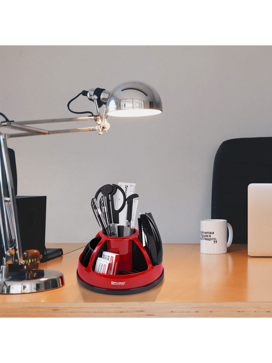 Набор канцелярский с подставкой Brauberg - фото 18