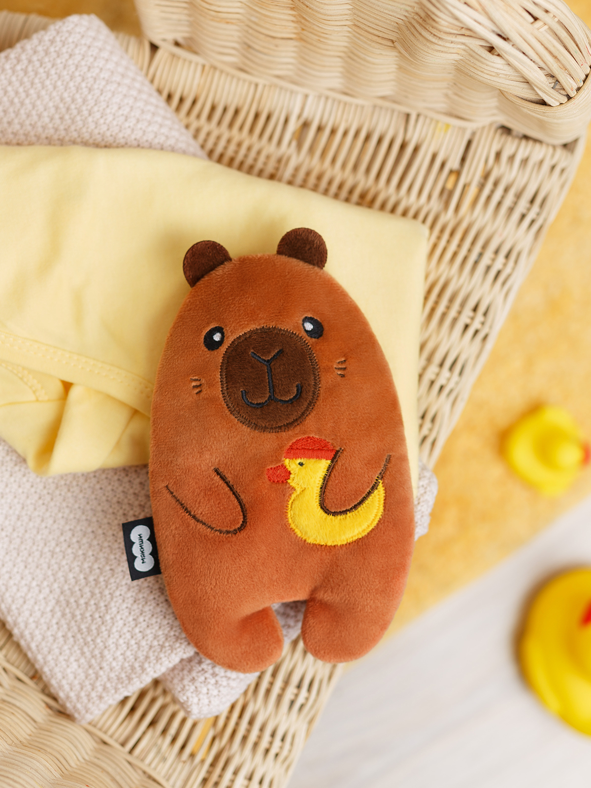 Мягкая игрушка Мякиши грелка с вишнёвыми косточками Капибара - фото 7