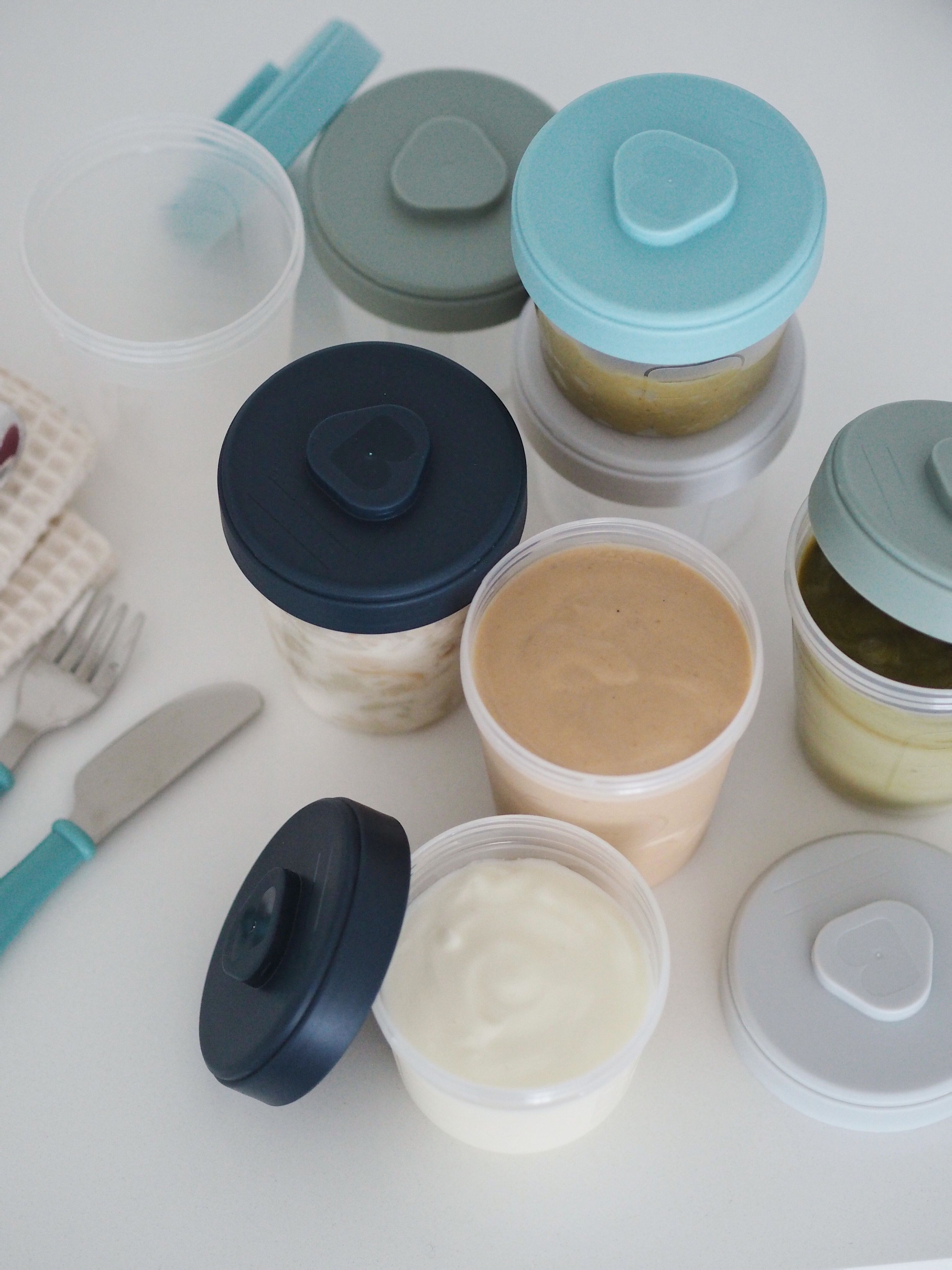 Набор контейнеров для детского питания BEABA с мерной шкалой, 8 шт: 4х150 мл, 4х250 мл - фото 7