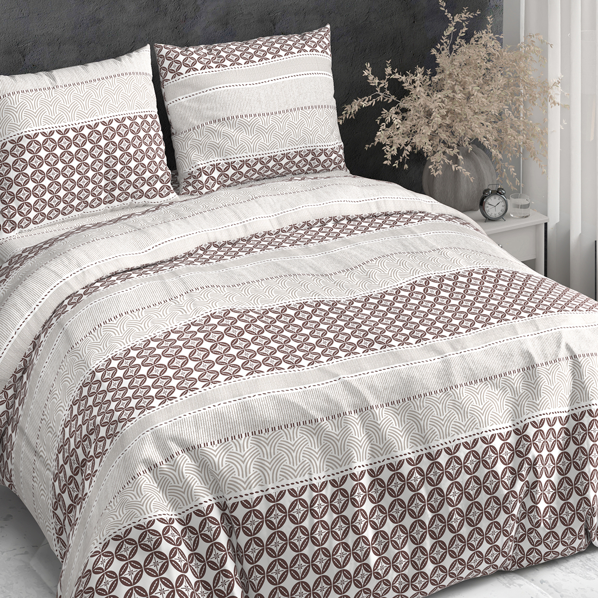 Комплект постельного белья BRAVO Кремат евро 4 предм. - фото 2