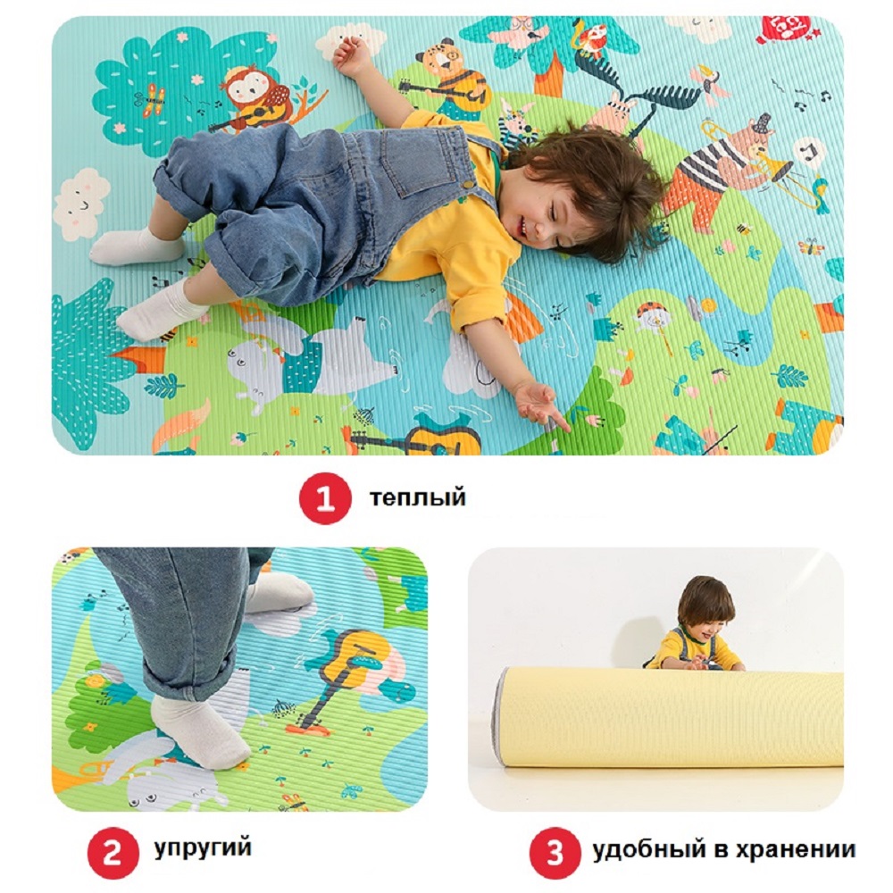 Lucy&amp;Leo LL308 Коврик игровой 157 см*157 см. (толщина 2 см) - фото 6