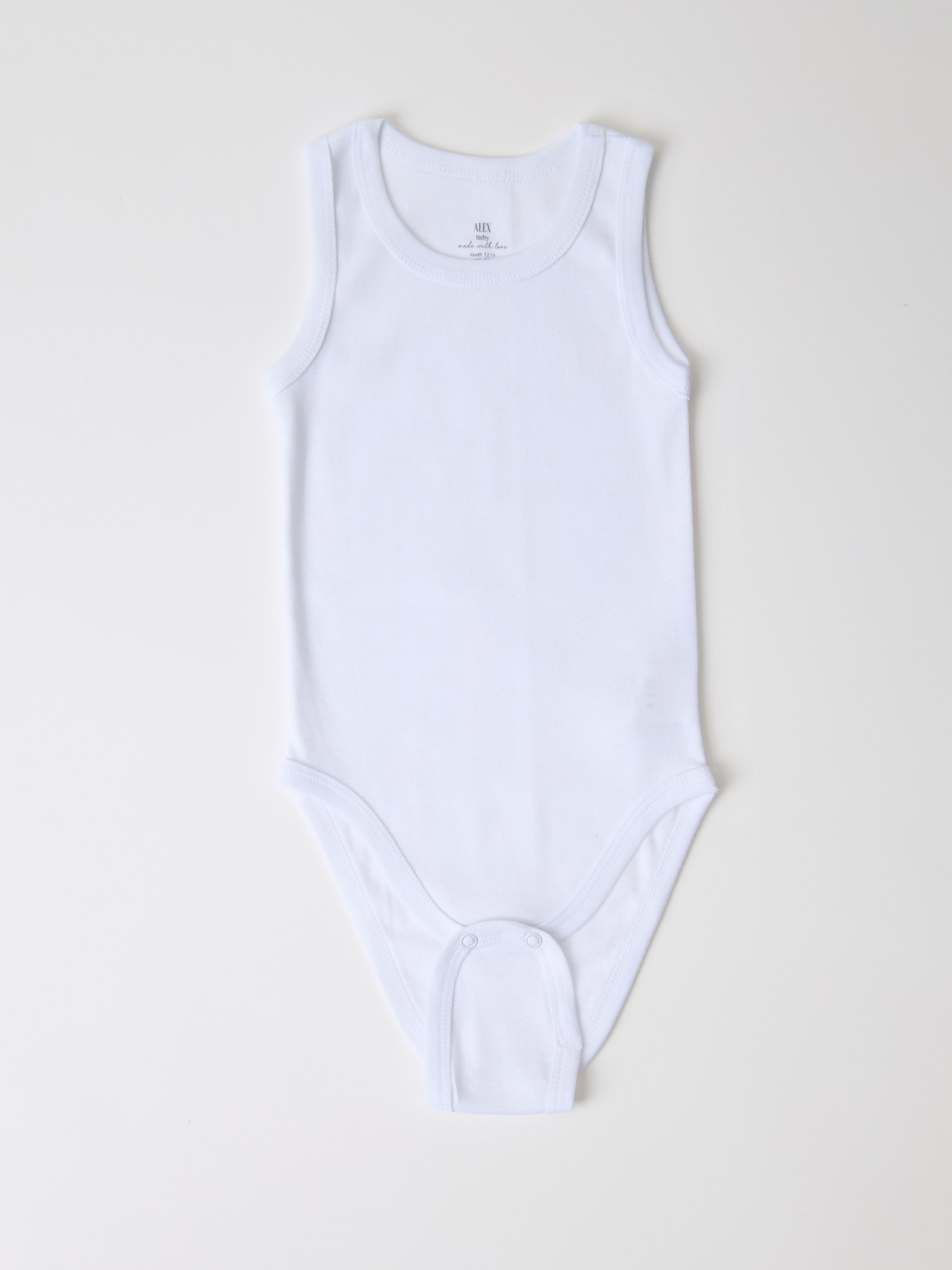 Боди 2 шт ALEX YVN Bdm2-57-белый-т.желтый - фото 4