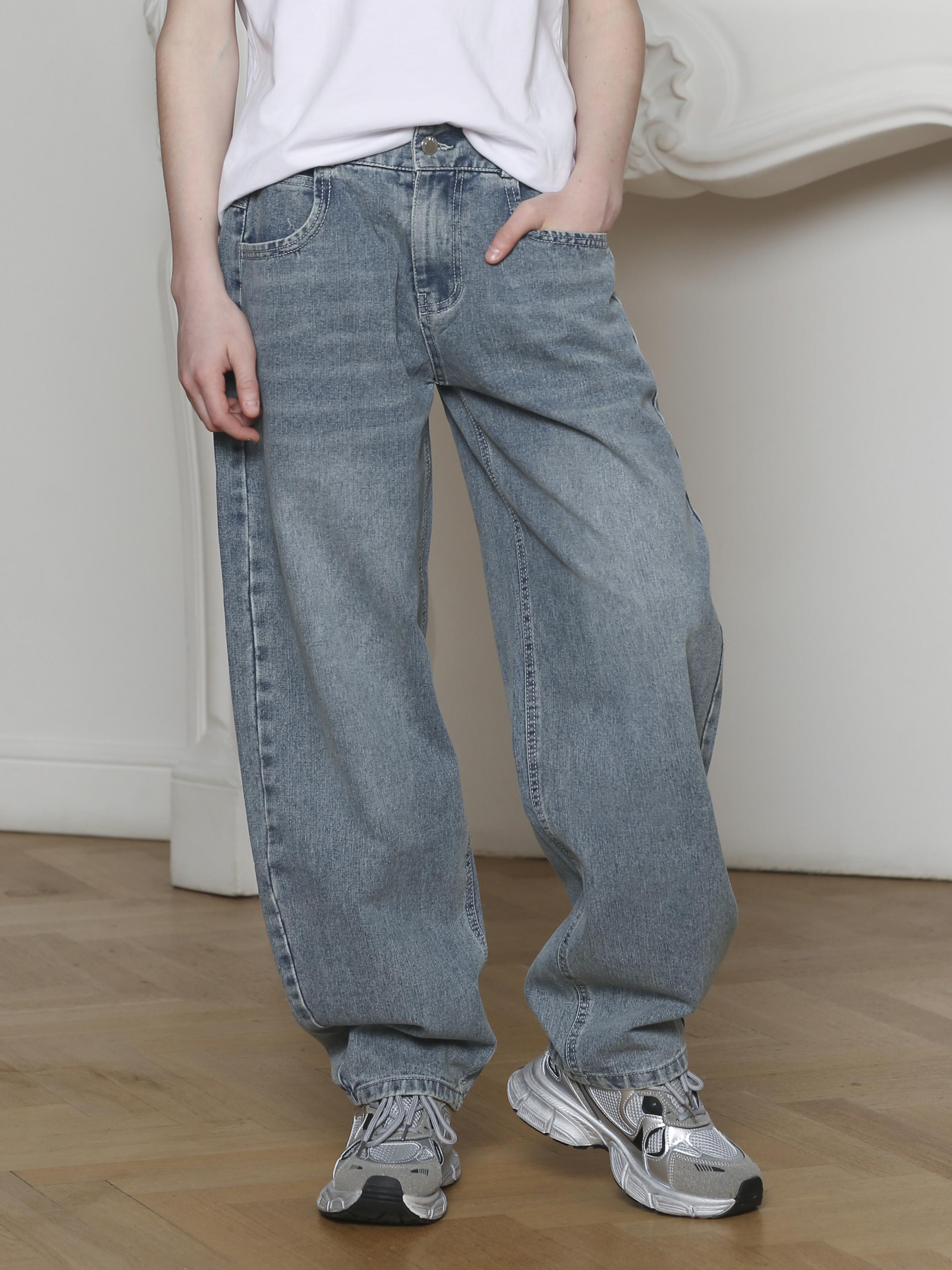 Джинсы-багги СИНИЙ МИР R171-IL - фото 1