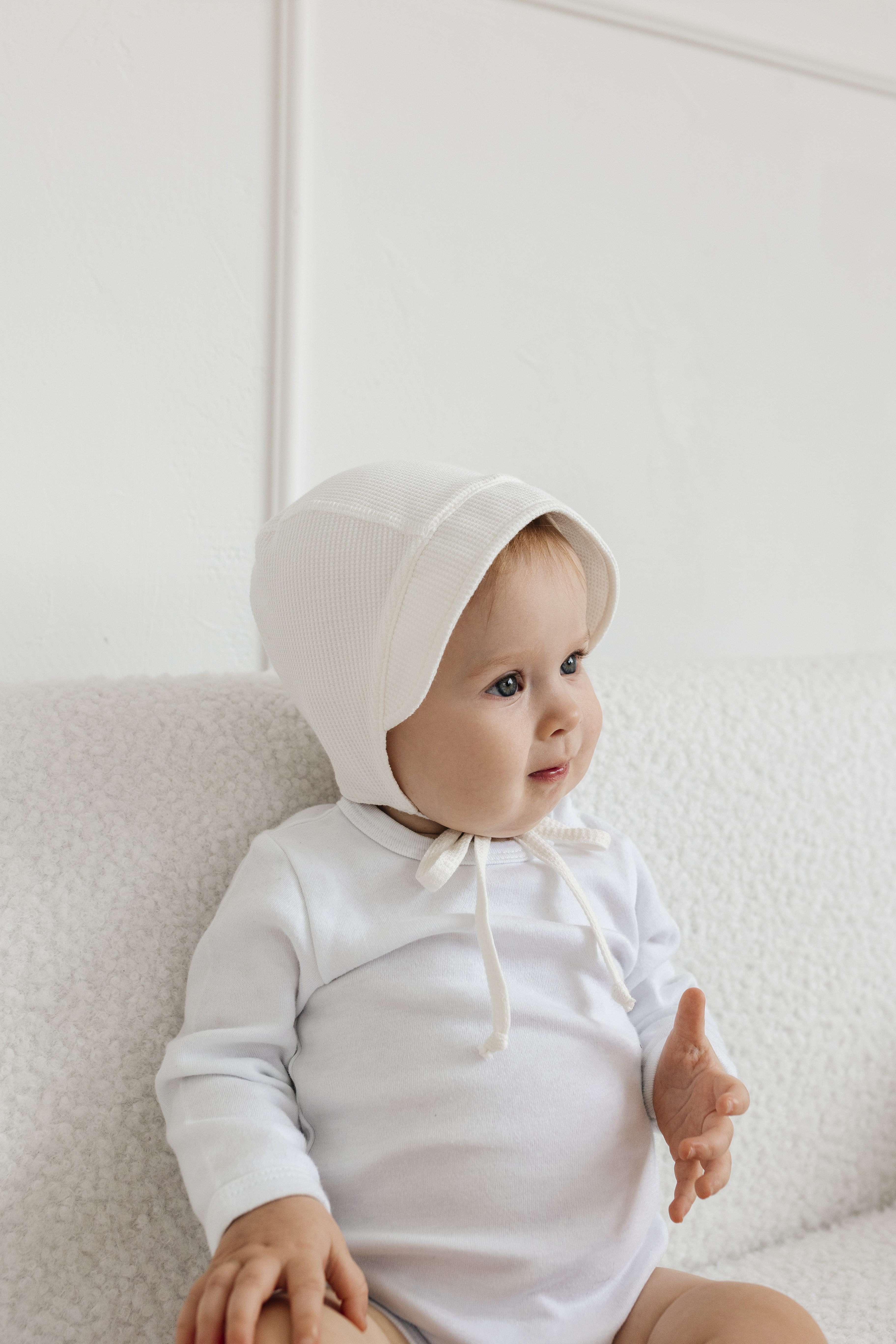 Чепчик Чудо-Кроха I-163 /молочный вафелька - фото 1