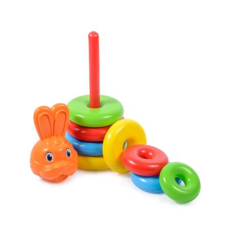 Игрушка Green Plast пирамидка Животные Заяц