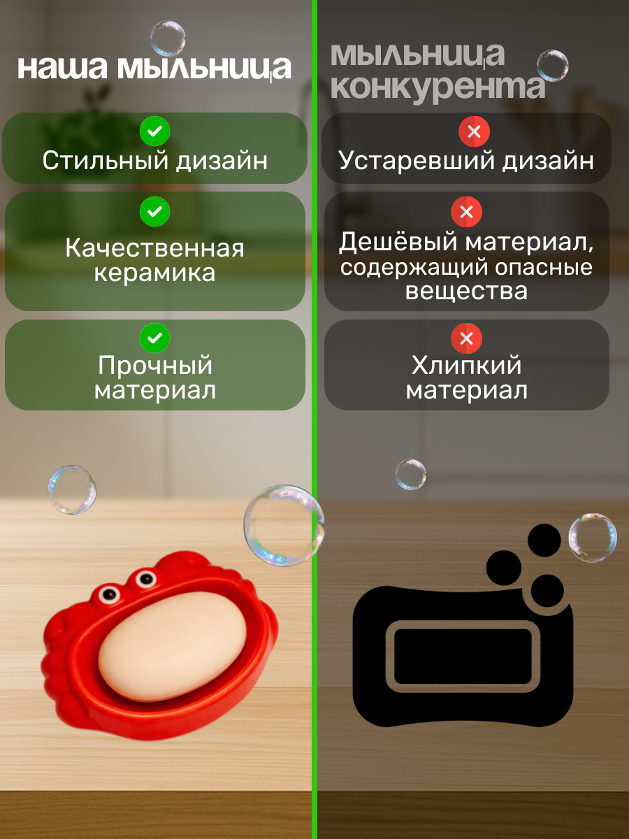 Мыльница iLikeGift керамическая - фото 5