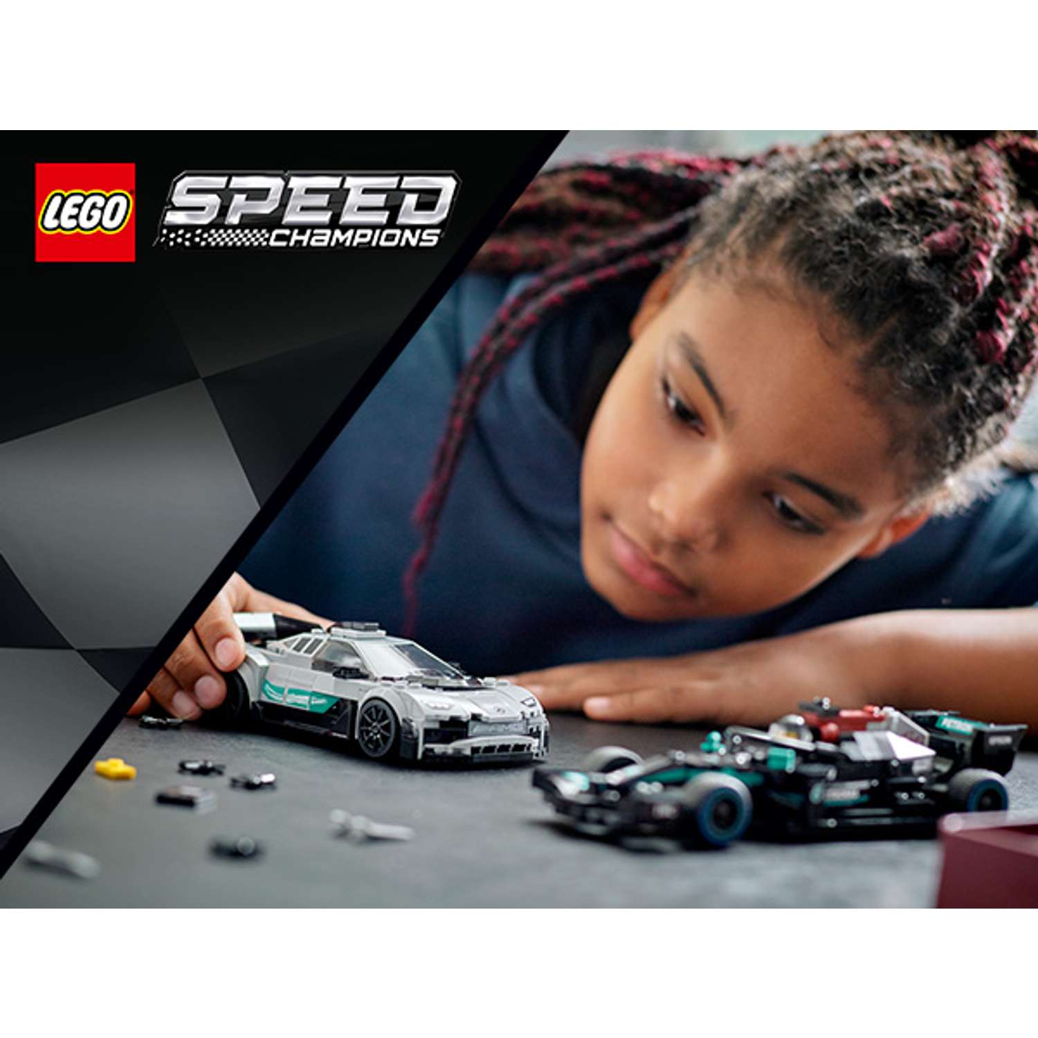 Конструктор LEGO Speed Champions Mercedes-AMG блочный - фото 8