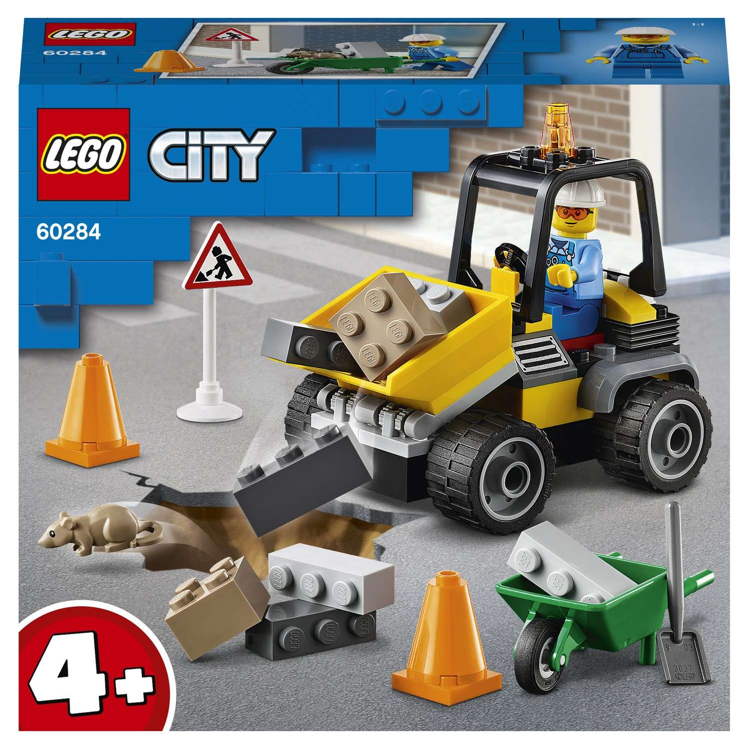 Конструктор LEGO City Автомобиль для дорожных работ 58 дет. - фото 2