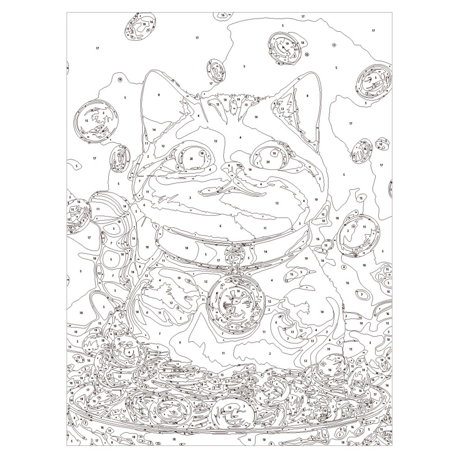 Картина по номерам Феникс + Неко - фото 2