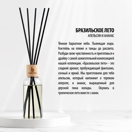 Ароматизатор для дома CAROMIC Бразильское лето 100 мл
