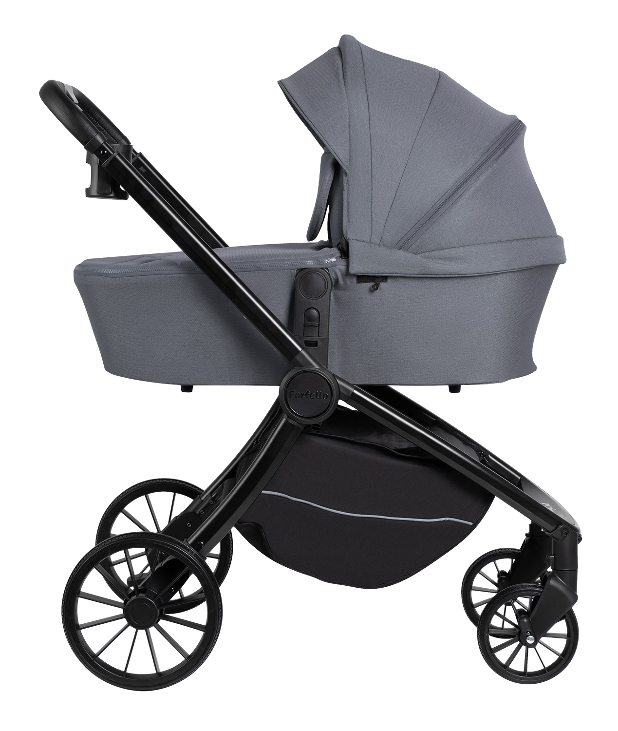 Коляска 3в1 Farfello Baby shell серый - фото 13