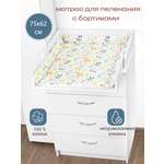 Матрас для пеленания БОНЯМ с бортиками