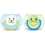 Пустышка Philips Avent ортодонтическая от 6 мес. 2 шт.