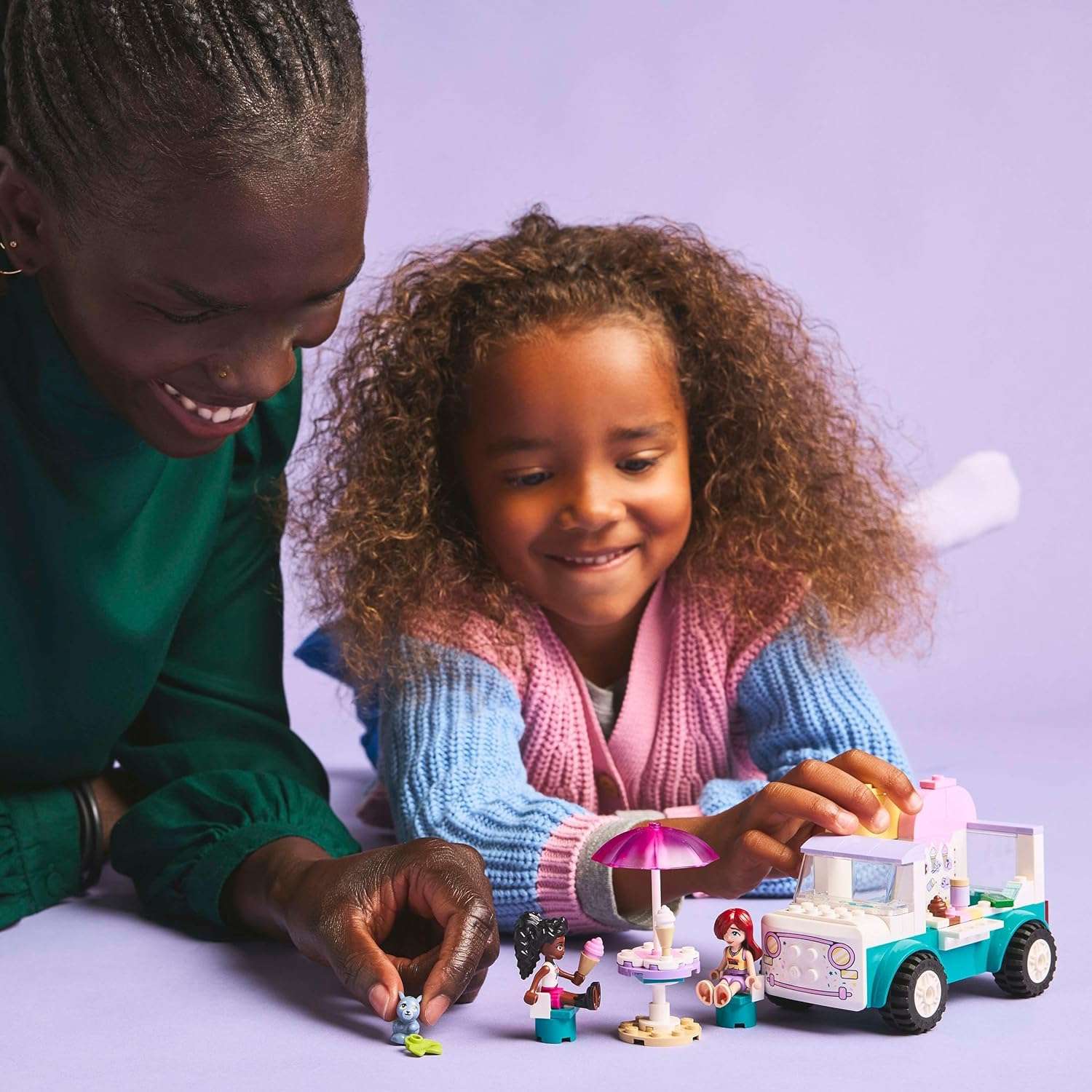 Конструктор LEGO Friends Грузовик с мороженым блочный - фото 7