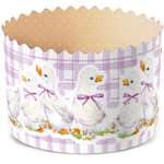 Формы пекарские бумажные цветные Домашняя кухня d124 h90мм 3шт