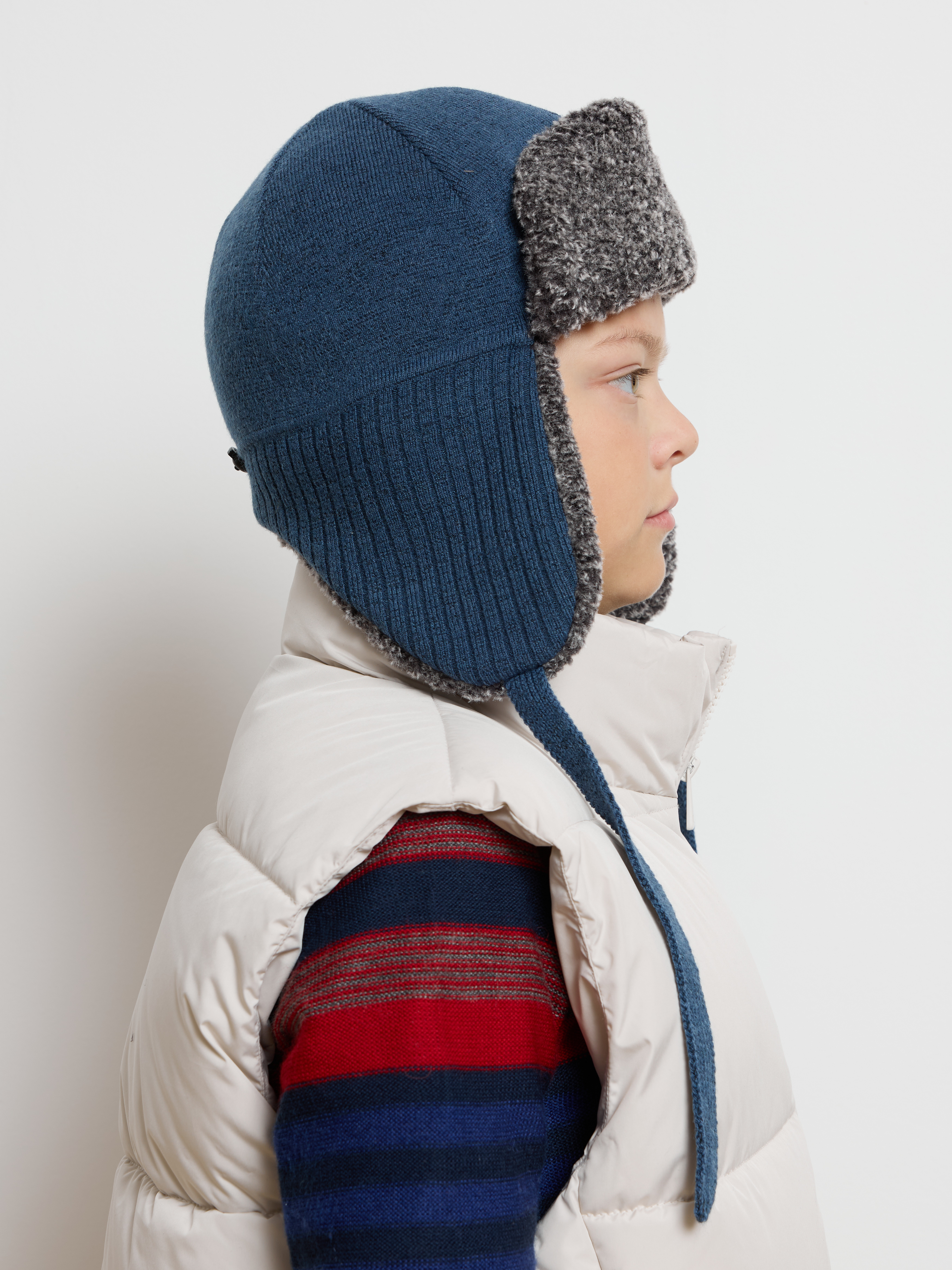 Шапка-ушанка Starkoff Kids Д500928/03 - фото 8