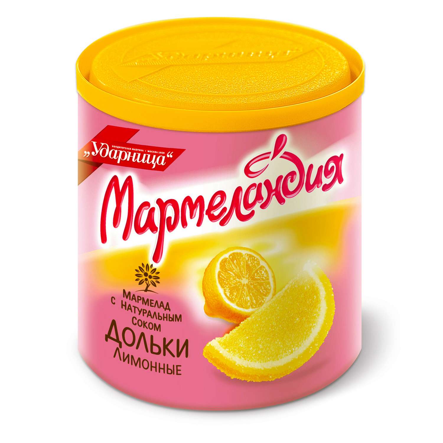 Мармелад Ударница Лимонные дольки 250г - фото 1