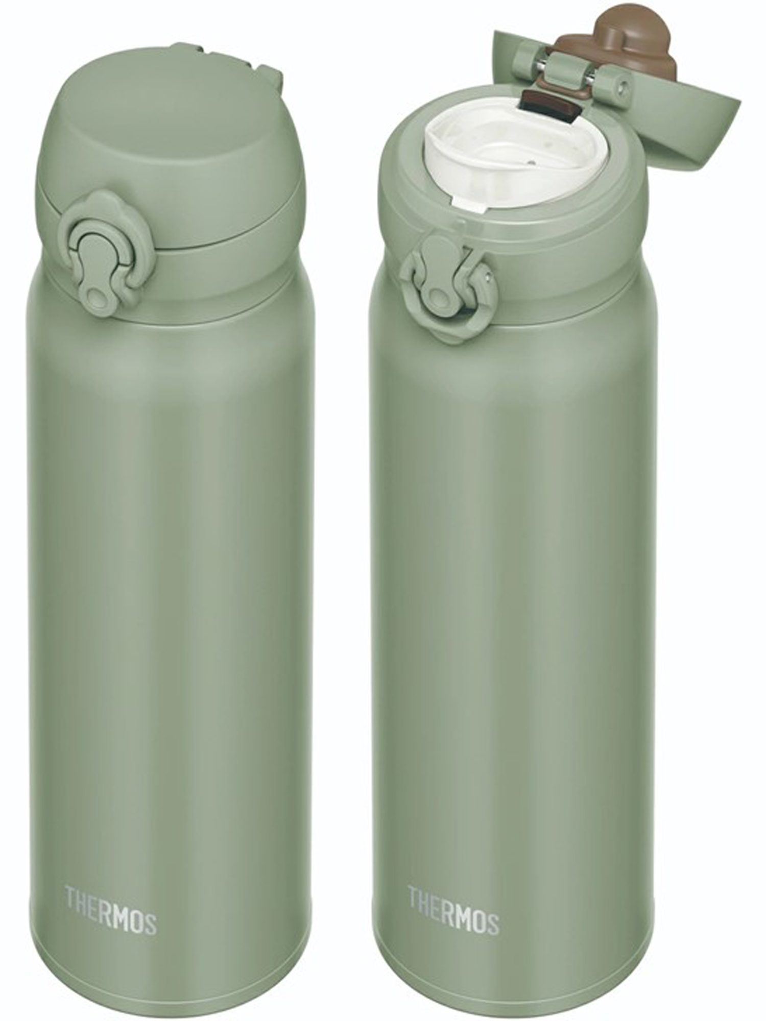 Термокружка для кофе чая 600 мл THERMOS JNL-606 оливковая – нержавеющая сталь герметичная тепло/холод 12/24 часа - фото 9