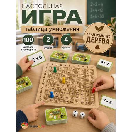 Настольная игра TrendToys Таблица умножения