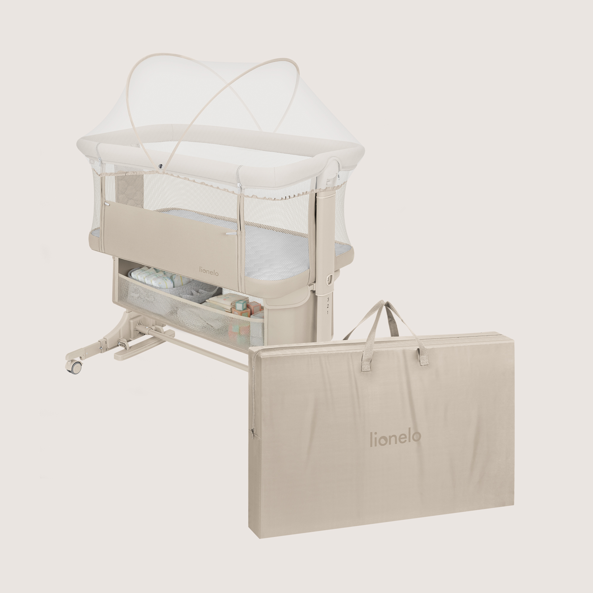 Колыбель Lionelo Jodie бежевый - фото 9