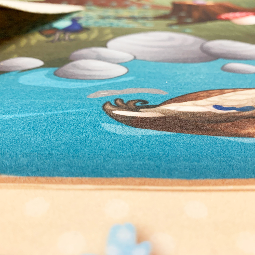 Детский складной коврик Achoka Животные леса 150 x 100 см 1 шт. - фото 2