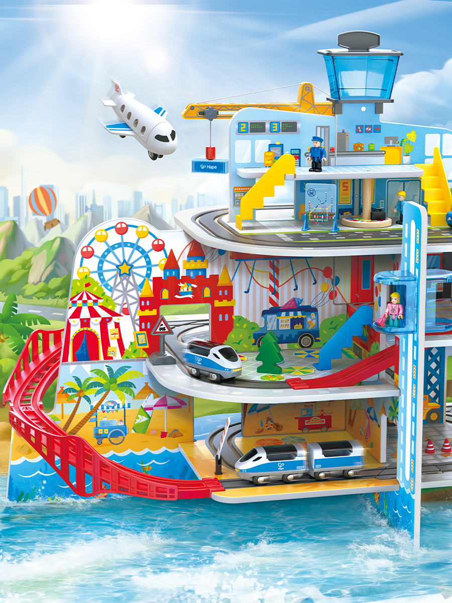 Набор железнодорожный Hape E3768_HP - фото 12