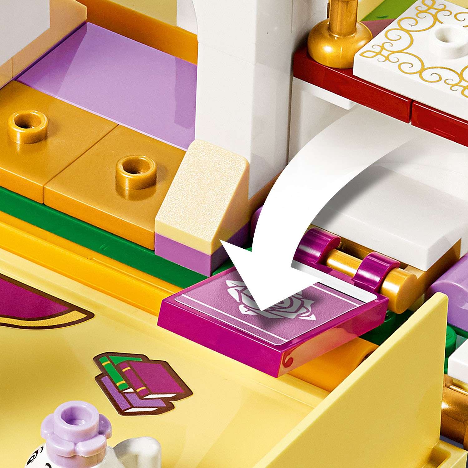 Конструктор LEGO Disney Princess Книга приключений Белль блочный - фото 16