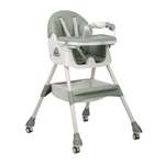 Стульчик для кормления Indigo Corn Flex зеленый-серый